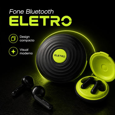 Fone Bluetooth Eletro com cancelamento ativo de ruído da Vapto