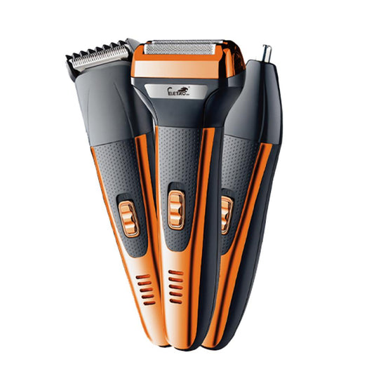 Máquina de barbear Eletro 3 em 1 para aparar pelos do cabelo, nariz, barba e corpo da Vapto
