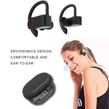 Fone Bluetooth TWS esportivo com proteção IPX5 e cancelamento de ruído da Vapto