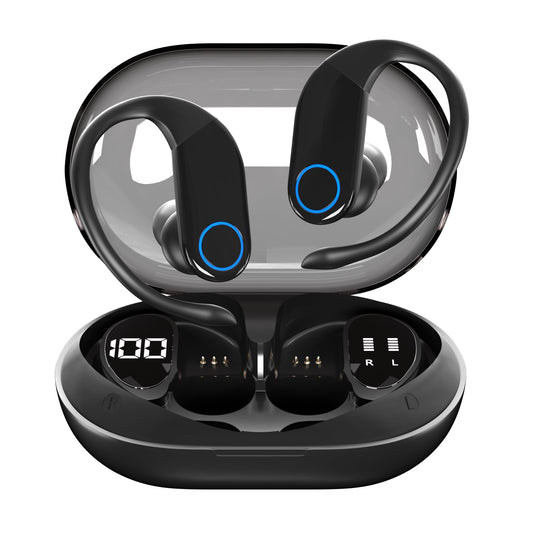 Fone Bluetooth TWS esportivo com proteção IPX5 e cancelamento de ruído da Vapto