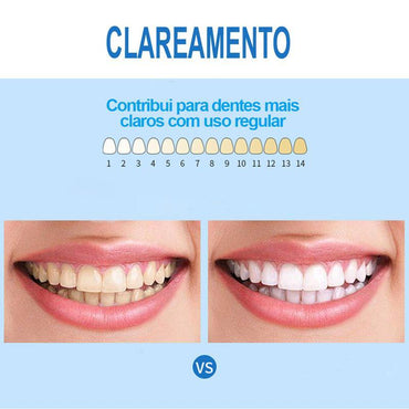 Kit de clareamento dental com moldeira para deixar os dentes mais brancos da Vapto