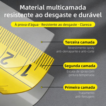Trena de aço inoxidável resistente para medições precisas da Vapto