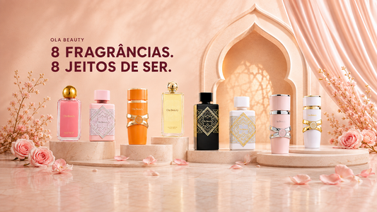 Um aroma que fica na memória: os perfumes árabes femininos Ola Beauty chegaram com 8 fragrâncias para combinar com a sua personalidade