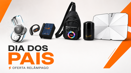 O Dia dos Pais está chegando! A oferta relâmpago da Vapto começou: 4 presentes úteis para garantir antes que acabem
