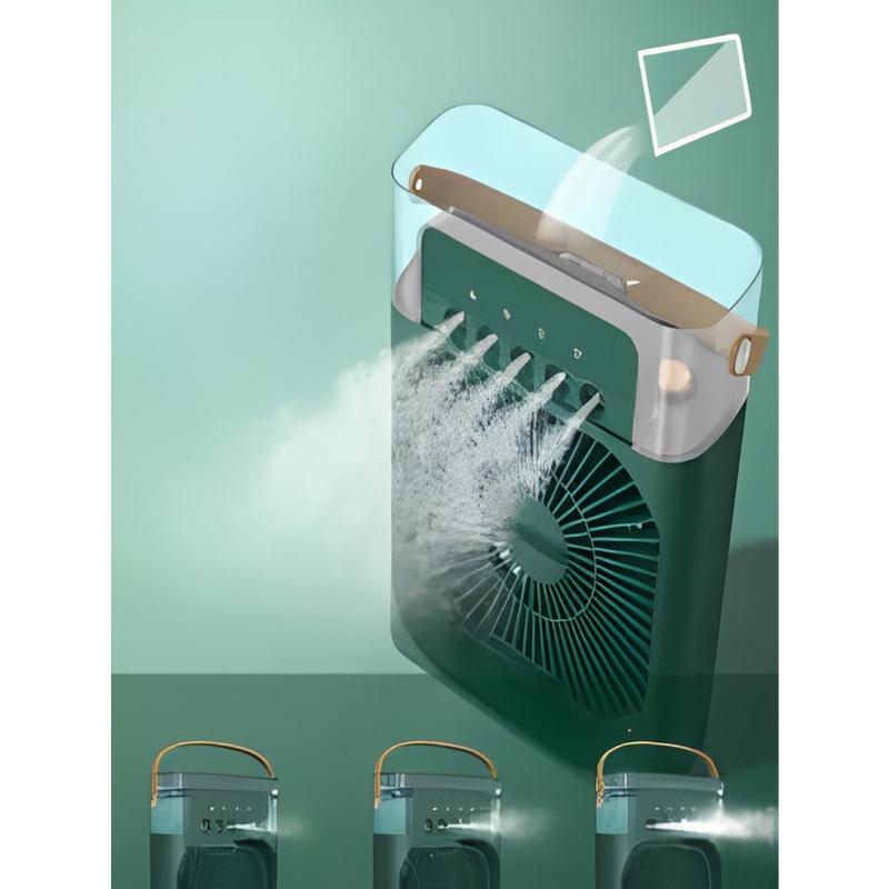 Mini Ventilador Climatizador com Umidificador e Reservatório de 600ml