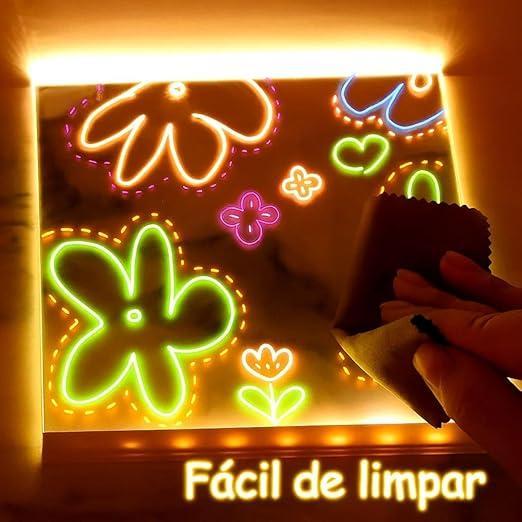 Lousa Mágica LED Infantil 30x20cm para Desenho
