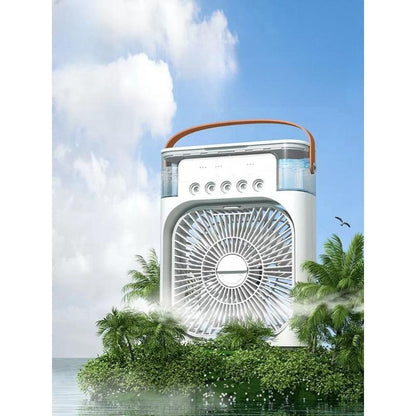 Mini Ventilador Climatizador com Umidificador e Reservatório de 600ml