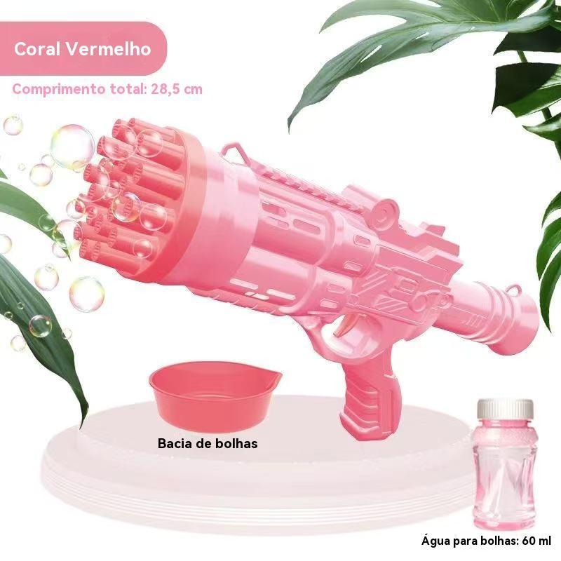 Máquina de Bolhas de Sabão Automática  - Brinquedo Infantil das Redes Sociais