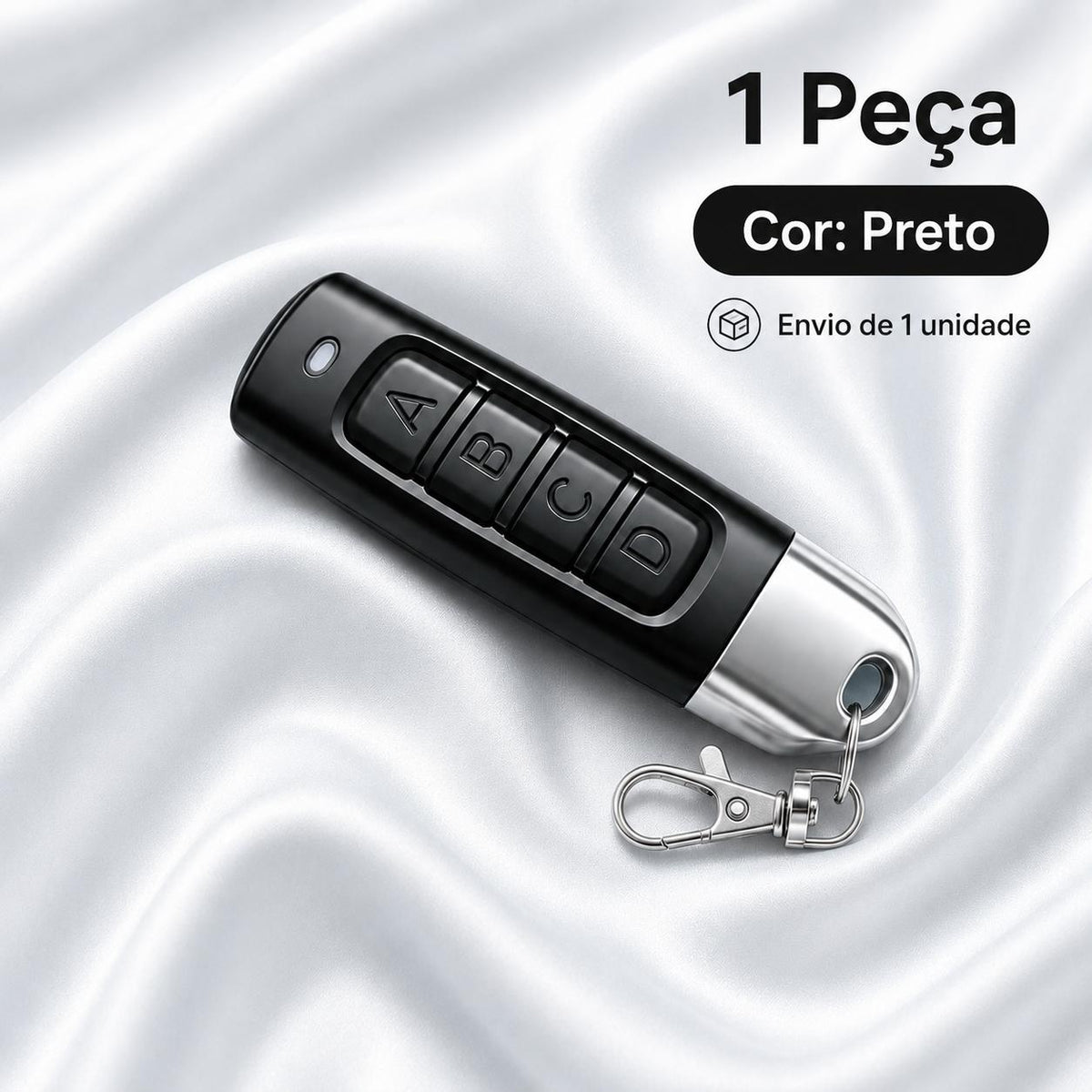 Controle Remoto Copiador ELETRO 433,92MHz para Portão – 4 Botões