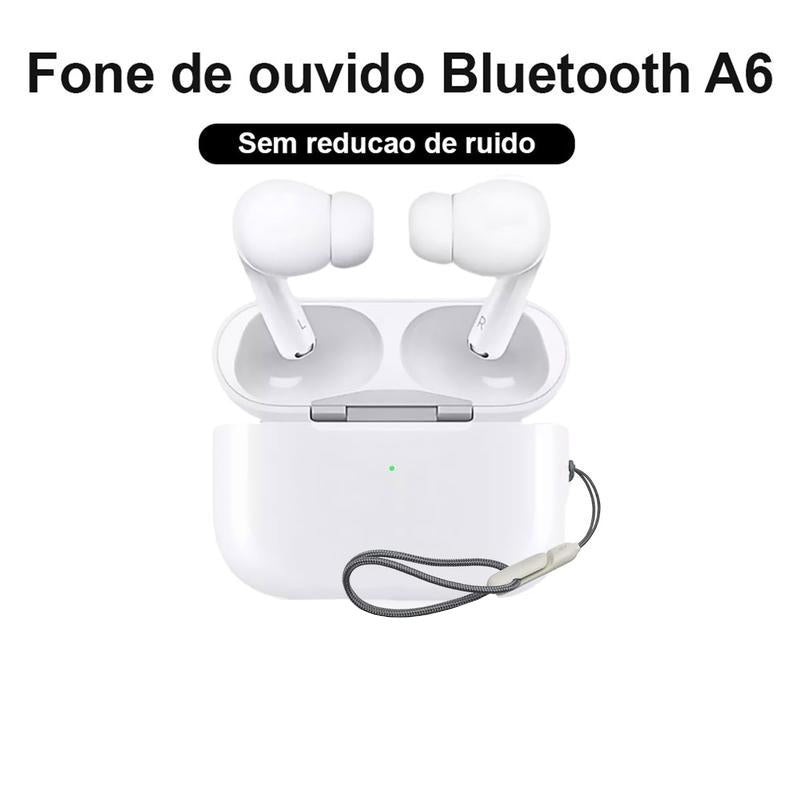 Fone de Ouvido Bluetooth Esportivo Intra-Auricular com Cancelamento de Ruído