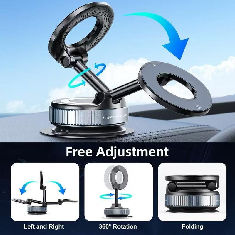 Altomex Suporte Magnético Forte para Celular com Ventosa Dobrável 360° Universal