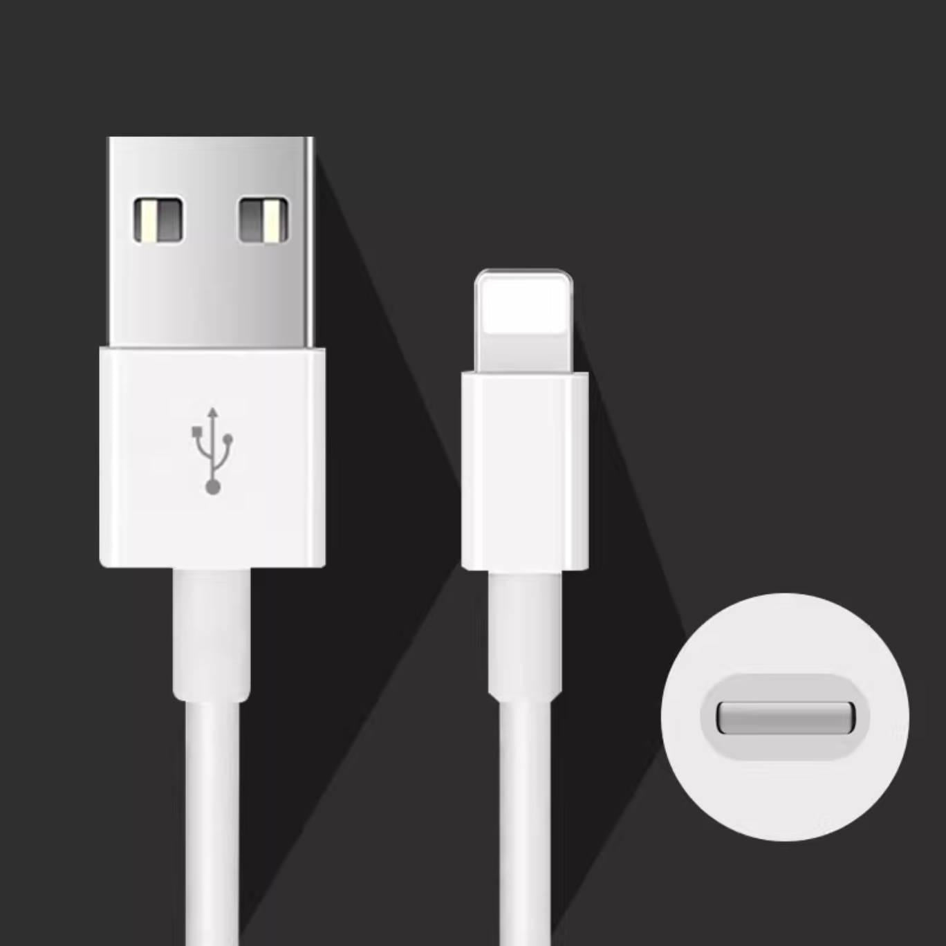 Cabo de Carregamento Rápido para iPhone com Conector Lightning