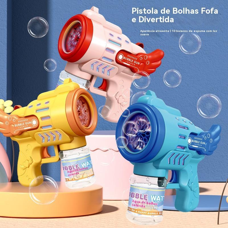 Máquina de Bolhas de Sabão Automática  - Brinquedo Infantil das Redes Sociais