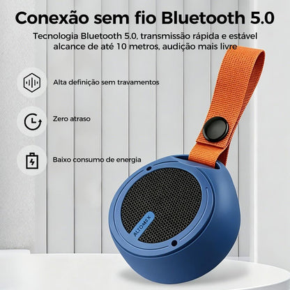 Fone de Ouvido Bluetooth Over-Ear Estéreo Resistente à Água com Microfone