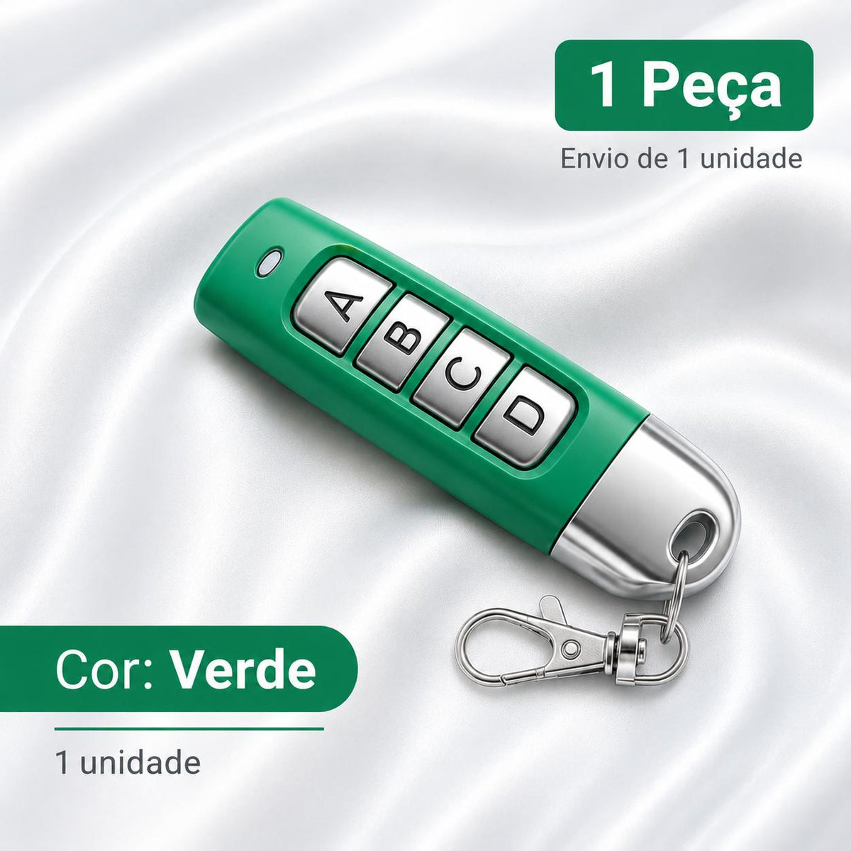 Controle Remoto Copiador ELETRO 433,92MHz para Portão – 4 Botões
