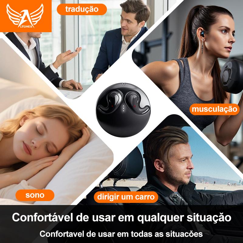 Fone de Ouvido Bluetooth Altomex Leve para Sono Air Pro 5