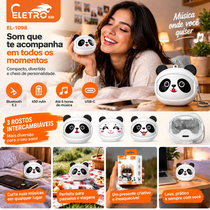 Mini Caixa de Som Bluetooth Cartoon 10W Bluetooth 5.3