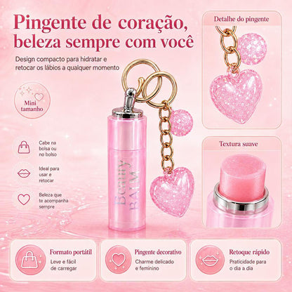 Batom Duo 3 em 1 Matte e Gloss Espelhado Rosa Pêssego – 24h