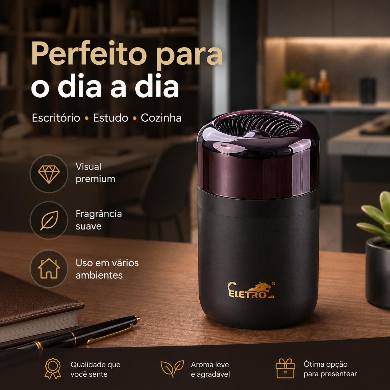 ELETRO Aromatizador Sólido para Casa e Carro, Fragrância Duradoura para Quarto, Banheiro, Sala, Escritório, Cozinha e Veículo 【FB】