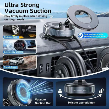 Altomex Suporte Magnético Forte para Celular com Ventosa Dobrável 360° Universal