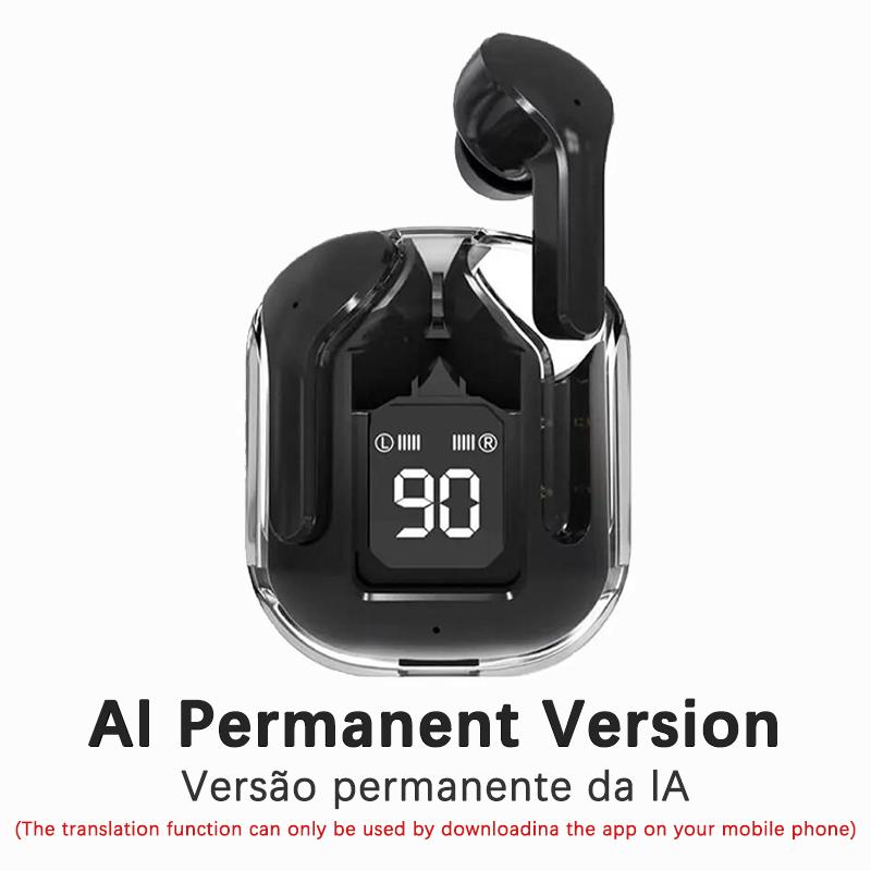 Altomex Fone de Ouvido Bluetooth TWS Estéreo com Visor Digital e Cancelamento de Ruído