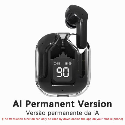 Altomex Fone de Ouvido Bluetooth TWS Estéreo com Visor Digital e Cancelamento de Ruído