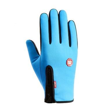 Luva Masculina de Ciclismo para Inverno com Forro Térmico e Impermeável