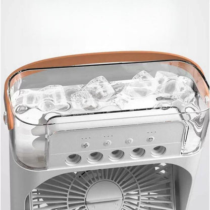 Mini Ventilador Climatizador com Umidificador e Reservatório de 600ml