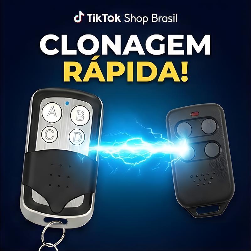 Controle Remoto Copiador ELETRO 433,92MHz para Portão – 4 Botões