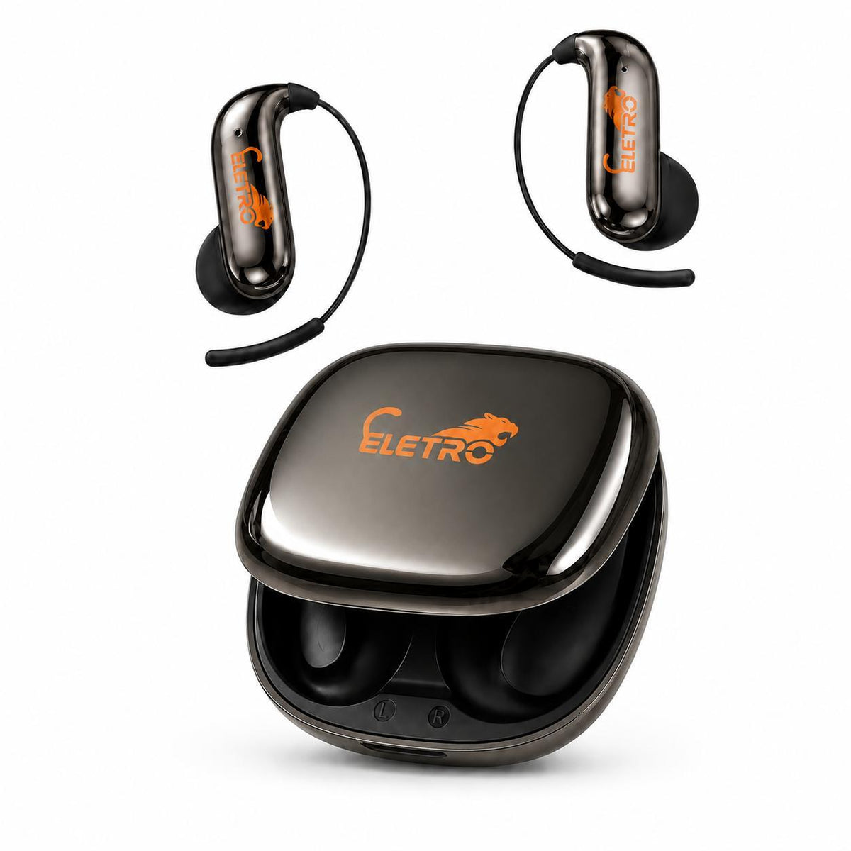 Fone Bluetooth Esportivo Open-Ear ELETRO com IA e Tradução