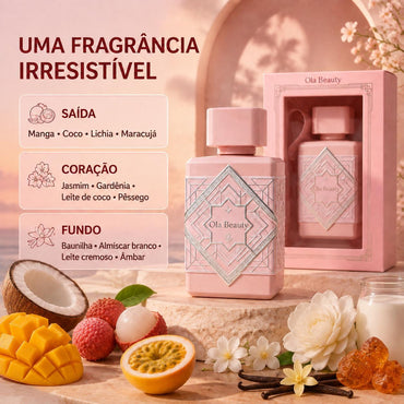 Perfume Árabe Feminino Ola Beauty 30ml e 100ml – 8 Fragrâncias Doces, Florais e Amadeiradas