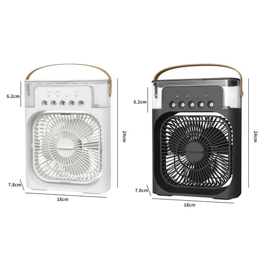 Mini Ventilador Climatizador com Umidificador e Reservatório de 600ml
