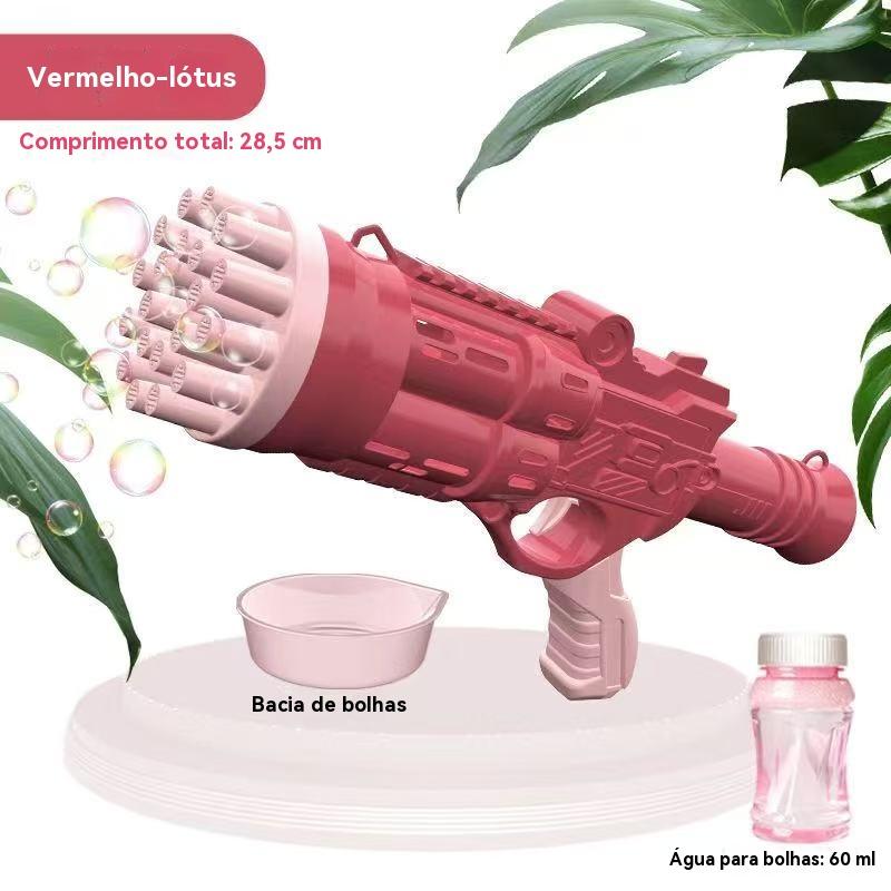 Máquina de Bolhas de Sabão Automática  - Brinquedo Infantil das Redes Sociais