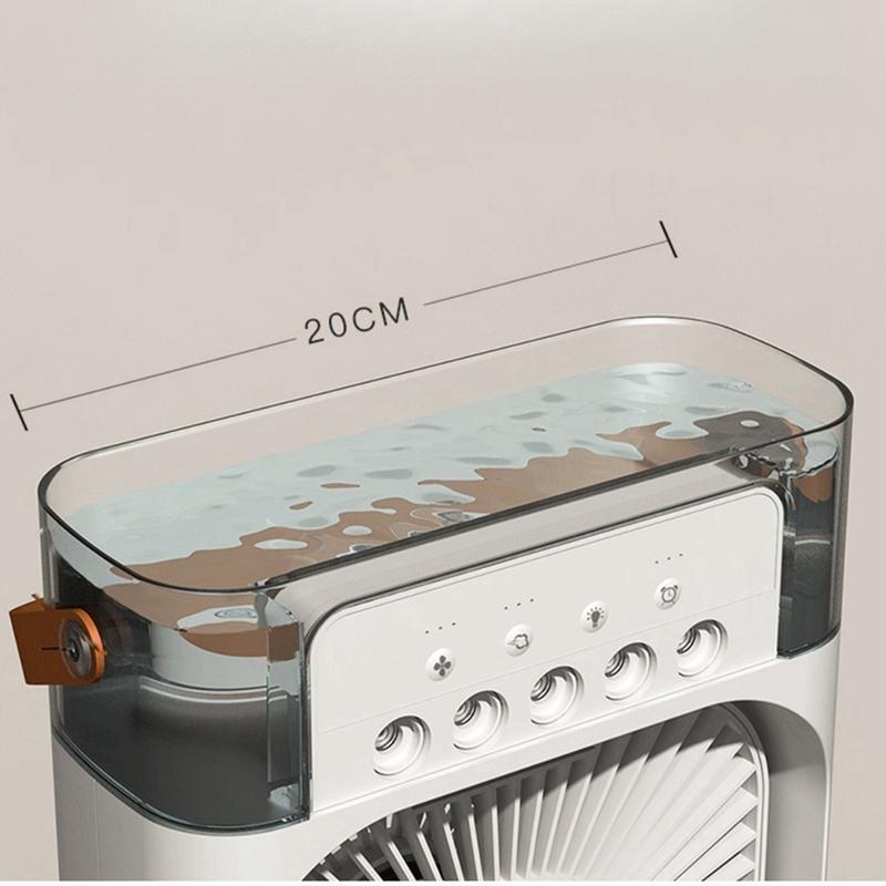 Mini Ventilador Climatizador com Umidificador e Reservatório de 600ml