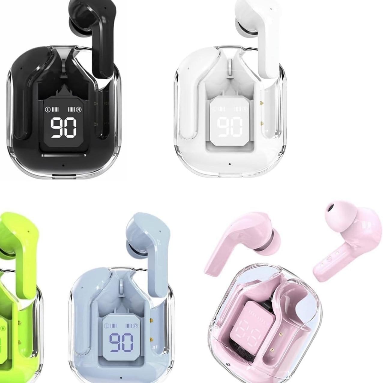 Altomex Fone de Ouvido Bluetooth TWS Estéreo com Visor Digital e Cancelamento de Ruído