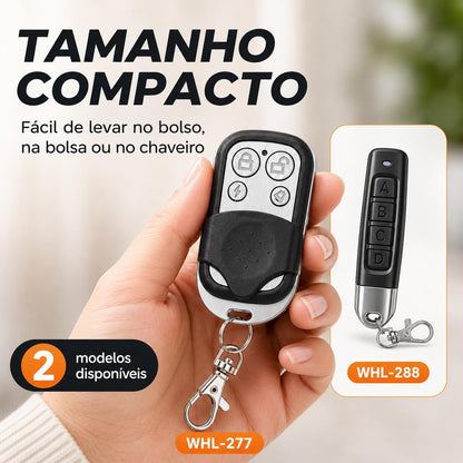 Controle Remoto Copiador 433,92MHz para Portão – 4 Botões