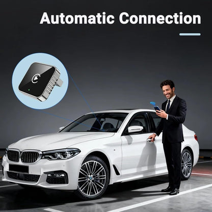 Adaptador CarPlay Mini sem fio com Bluetooth 5.0 para veículos compatíveis da Vapto