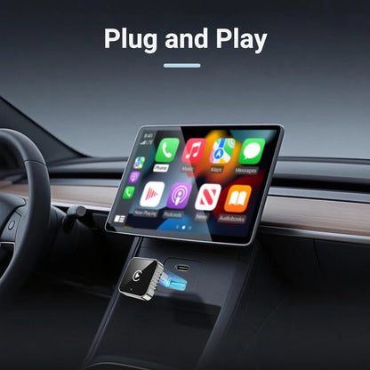 Adaptador CarPlay Mini sem fio com Bluetooth 5.0 para veículos compatíveis da Vapto