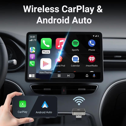 Adaptador CarPlay Mini sem fio com Bluetooth 5.0 para veículos compatíveis da Vapto
