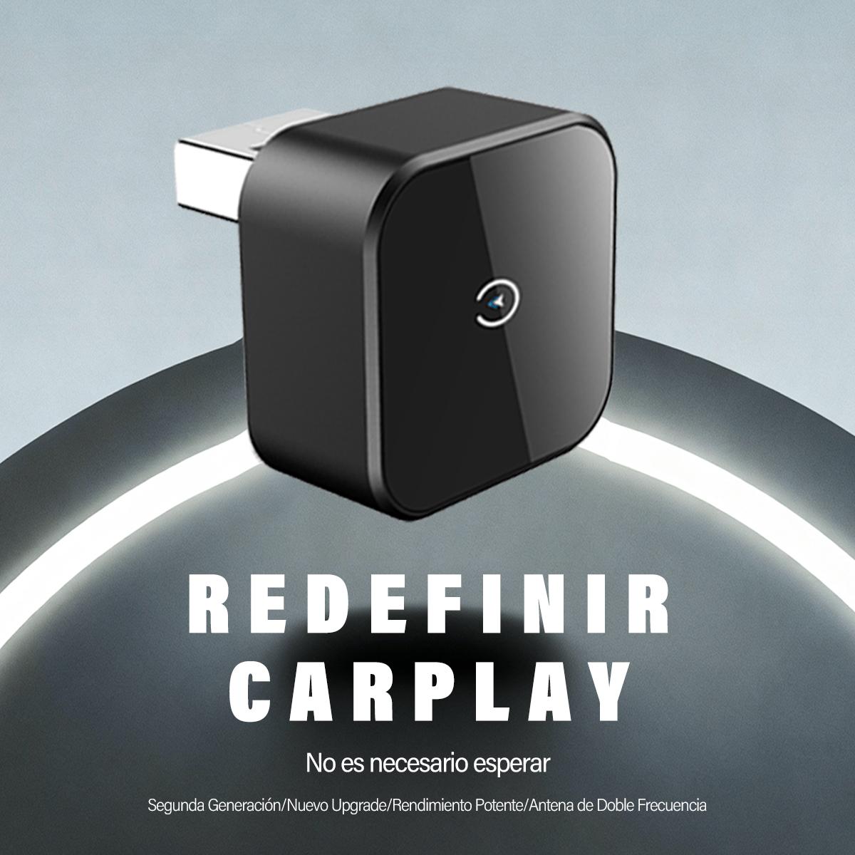 Adaptador CarPlay Mini sem fio com Bluetooth 5.0 para veículos compatíveis da Vapto