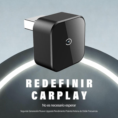 Adaptador CarPlay Mini sem fio com Bluetooth 5.0 para veículos compatíveis da Vapto