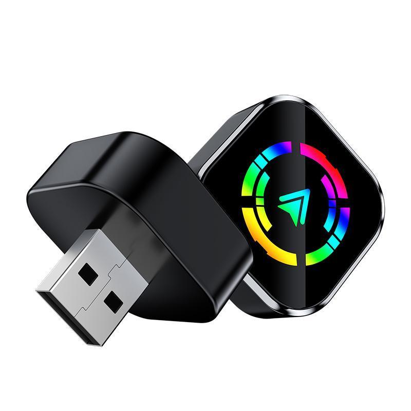 Adaptador sem fio CarPlay e Android Auto com instalação Plug and Play da Vapto