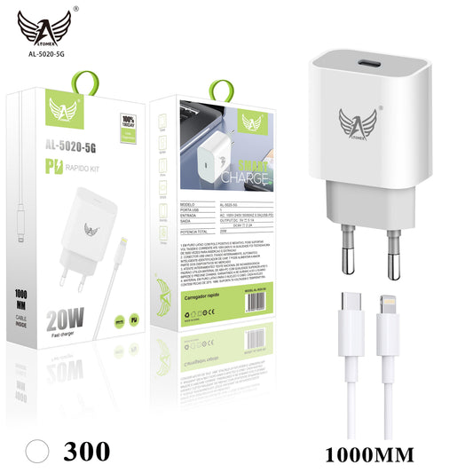 Cabo Altomex 4 em 1 com carregamento rápido e conector USB Tipo-C da Vapto