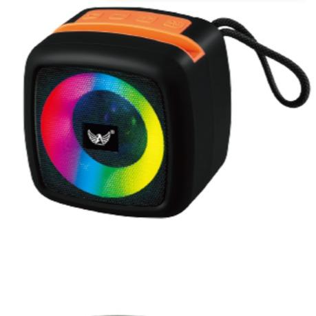 Caixa de som Bluetooth portátil Altomex com luz LED RGB, rádio FM e tecnologia TWS da Vapto