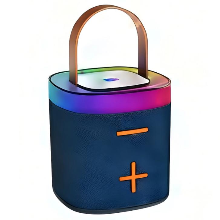 Caixa de som Bluetooth Altomex com luz RGB e tecnologia TWS da Vapto