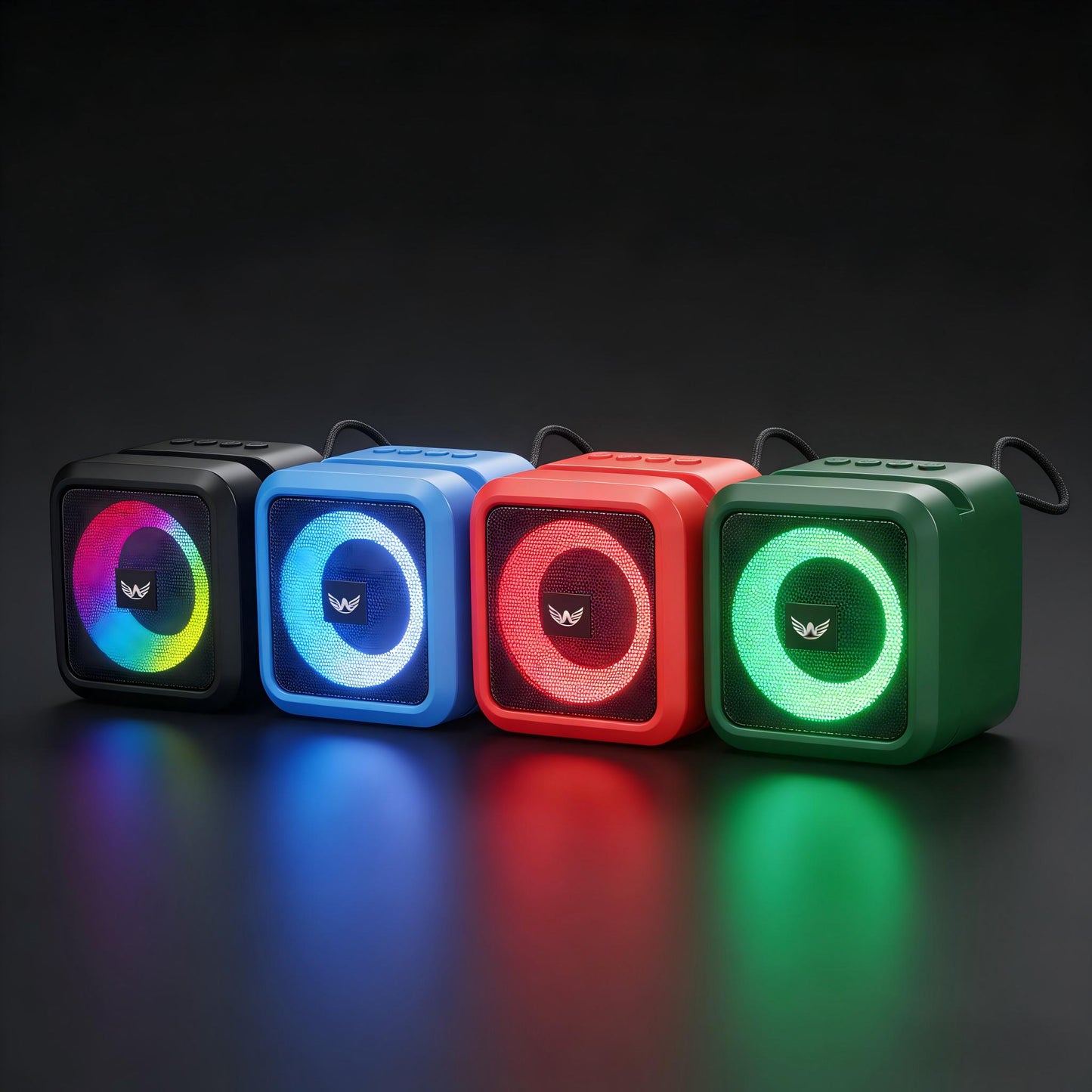 Caixa de som Bluetooth Altomex com luz RGB e tecnologia TWS da Vapto