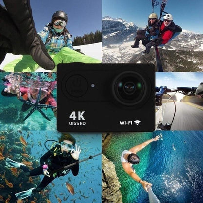 Câmera de ação Altomex Ultra HD 4K com Wi-Fi e resistência à água da Vapto