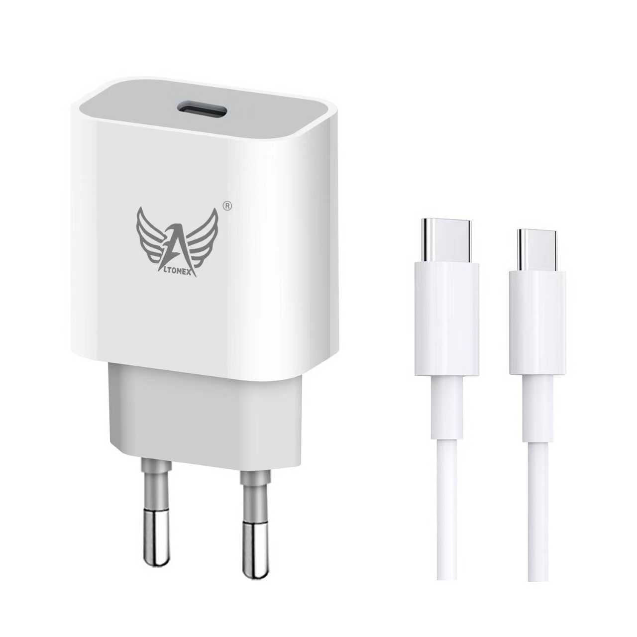 Carregador rápido Altomex de 35 W com fonte USB-C e cabo da Vapto