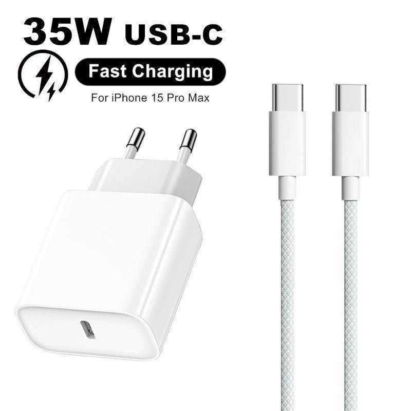 Carregador rápido Altomex de 35 W com fonte USB-C e cabo da Vapto