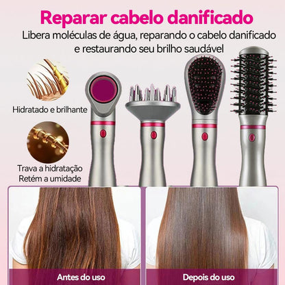 Escova secadora e modeladora profissional Altomex 4 em 1 para secar e estilizar os cabelos da Vapto